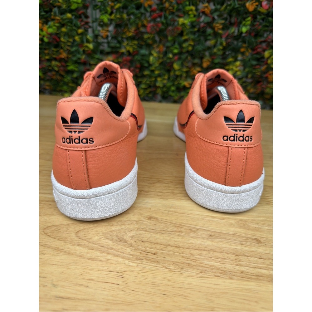 Adidas Original Continental 80 Leather Sneakers Shoes Easy Orange Men 9.5 CG7124 - Picture 5 of 9